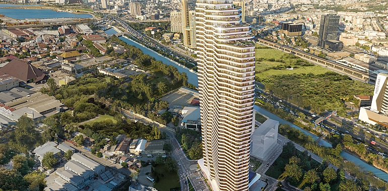 674 daire, 50 katlı İzmir'in simge binası Divan Residence tanıtımı yapıldı!