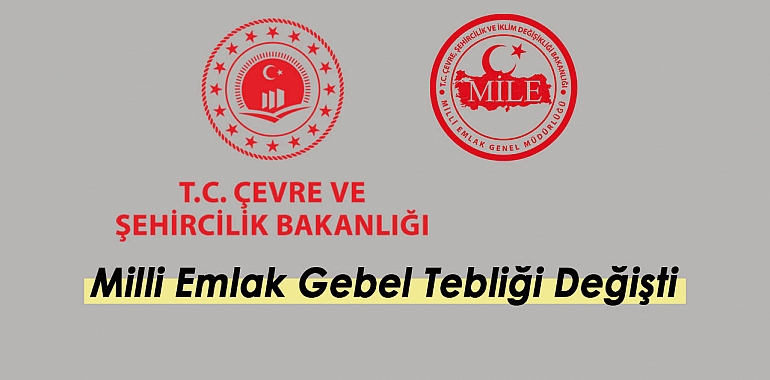 Milli Emlak tebliği Resmi Gazete'de