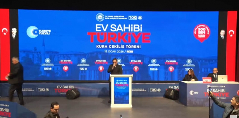 Rize TOKİ kura sonuçları 30 bin başvuru arasından belirlendi