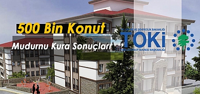 Mudurnu TOKİ kura sonuçları toplam 100 adet daire için tamamlandı