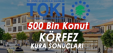 TOKİ Körfez kura sonuçları 1200 daire için isim isim belirlendi